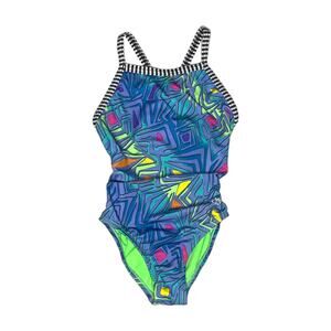 90's Vintage Dolfin Uglies Tiki Bathing Suit size 24